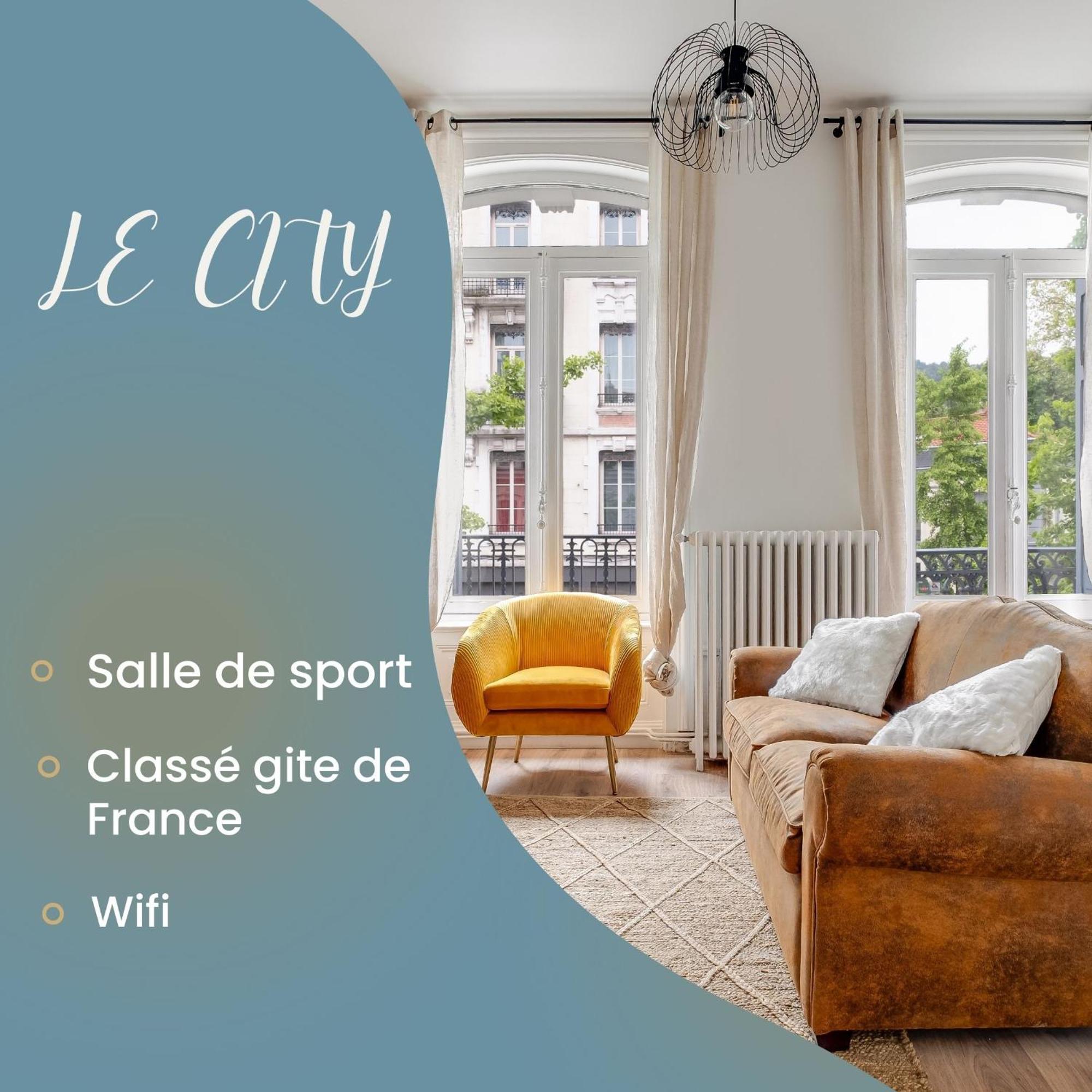 Grand Appartement «  City » Spacieux Et Moderne Saint-Etienne  Buitenkant foto